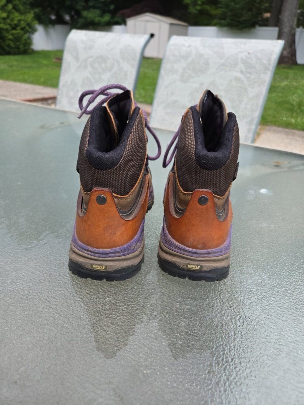 Merrell Crestbound GORE-TEX Waterproof Leather Hiking Boots Vibram Size 7 - Picture 7 of 9